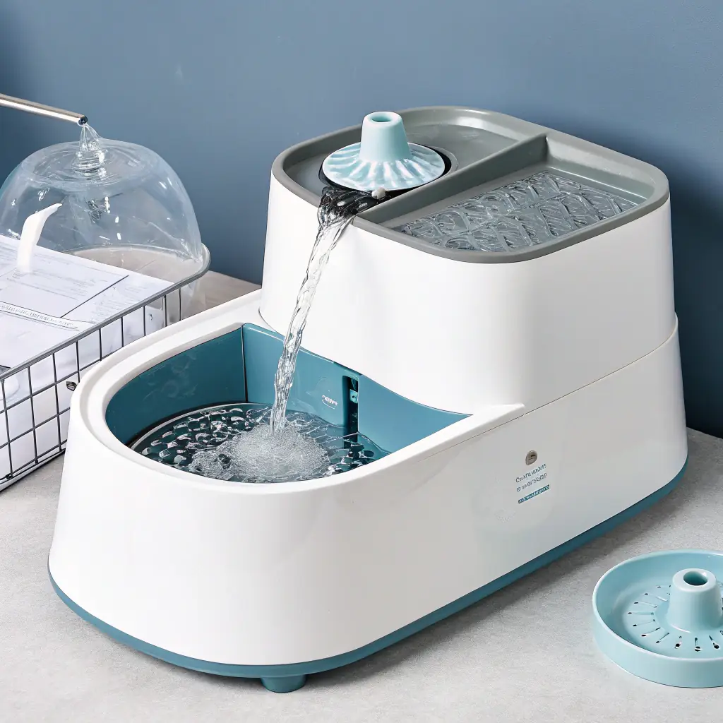 Ceramic Cat Water Fountain